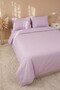 San Marino Violet 100% Cotton Double Duvet Cover Set - 4 Pieces - 4