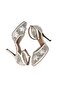 White Embroidered Bridal Shoes - 4