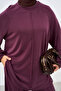 Women's Çima Detailed Trousers Suit Plum - 5