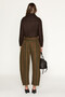 Lumste women's zippered pocket coffee brown jacket - 6