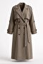 Women's Lined Premium Trench Coat with Belt and Additional Pieces - 7