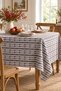 Colorful Patterned Tablecloth – Garden Balcony and Kitchen Table Collection - 4