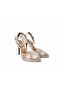 White Embroidered Bridal Shoes