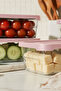 5-Piece Rectangular Storage Container Breakfast Set 300 ml - 4