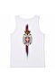 Serbia Double-Headed Eagle & Tricolor Graphic Tank Top - 2
