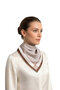 Stone Wide Border Plain Silk Handkerchief - 2
