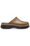 214273 Dylan Notched Clog Caramel Unisex Slippers