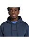 Emboridered Logo Brushback Men's Navy Blue Hooded Sweatshirt - 4