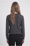 Women's Knitwear Buttoned Cardigan with Floral Accessories - 5