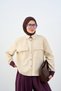 Women's Double Color Detail Double Pocket Suit Plum - 4