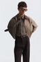 Contrast Collar Technical Men's Coat - 3