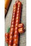 From the Past, Far Beyond the Present – White Clay Crimped Amber Prayer Beads – Skilled Craftsman – 0.6 Delim Ottoman Antique Mihteri – 7.75 X 10.90 mm - 3