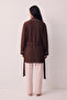 Elara Quilted Robe Nursing-Friendly Long-Sleeve Pregnancy and Postpartum Pajama Set - 4