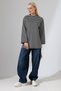 Women's Modal Crew Neck Oversize Long Sleeve Tunic - 3