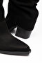 Women's Cowboy Boots Pointed Toe Drawstring Thick Heel Western Boots - 6