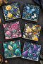 Mystical Night and Butterfly Patterned Mini Notepad Set
