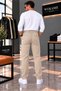 Men's Regular Fit Jogger Fabric Pants - 2
