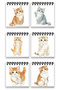 Realistic Kitten Illustration Mini Notepad Set - 2