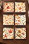 Autumn Dry Leaf Patterned Notepad Set