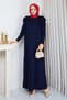 Women's Lace Detailed Mercerized Knitwear Dress - 5