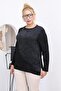 Plus Size Stoned Modal Fabric Blouse - 6