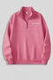 Women's - Men's Milano Printed Half Zipper Oversize 3 Thread Sweatshirt