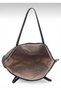 Large Size Women's Shoulder Bag with Ribbon Detail - 4