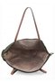 Large Size Women's Shoulder Bag with Ribbon Detail - 4