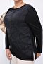 Plus Size Stoned Modal Fabric Blouse - 7