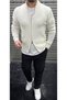 Anti-Pilling Stand Collar Zippered Men's Knitwear Cardigan - 6