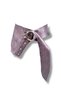 Women's Purple Textured Round Buckle Wide Leather Belt - Evelisse Asymmetrical Design Corset Belt - Standard - 4