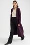 Women's Oversized Long Knit Cardigan – Pink, Stone, Beige, Black, Brown, Yellow, Baby Blue - Standard Size