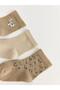 3-Piece Patterned Baby Girl Socks (W6) - 2