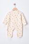 Newborn Baby 100% Cotton Patterned 2-Piece Jumpsuit Set with Booties 3-6 Months - 6