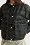 Women's Khaki Plaid Patterned Waxed Look Water Repellent Lined Jacket 7062 60286565 - 7