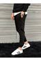 Men's Black Sweatpants School Sports Slim Fit Jogger - 2