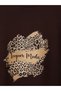 Two Mt Shop Quality Lcw Everyday Brown Diving Fabric Printed Oversize Women's Sweatshirt Tunic - 6