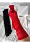 Women's Transparent Tulle Long Gloves - 2