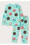 Girl's 100% Cotton Long-Sleeve Print Pajama Set - 2