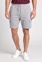 Men Plain Solid Cargo Short, Grey
