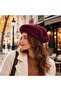 Spk-12008 Burgundy Premium Soft Textured Painter's Hat |   Eos Collective