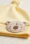 0-6 Months Unisex Baby Bear Hat with Embroidery Detail, 100% Cotton Interlock Knotted Beanie - 3