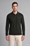 Regular Fit Buttoned Polo Collar Basic Sweatshirt I2039Ax26Wn - 3