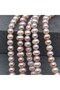 Pearl String Silver Reflection Salmon Pink 9*7 mm – Natural Texture Royal Series (63308) - 2