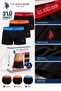 Men'S, Licensed, Uspa, 95% Cotton, 5% Elastane, Colored Elastic Waistband, Comfort, Set of 3