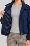 High Collar Oversize Parachute Jacket Lby0089 Dark Blue - 5