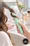 3 Pieces Mini Hair Curlers – Compact Portable Curling Iron, Pastel Design, Travel Curler for Short and Medium Length Hair