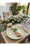 Devetabanı Leaf Figured Napkin Ring / Napkin Ring - Monstera Leaf Design Tabletop Napkin Holder (Set of 6) - 2