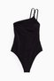 Padded-cup High-leg swimsuit