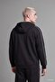 Boxy Fit Striped Hooded Sweatshirt Cardigan (26 Au) - 5